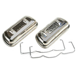 Scat 80240T Stainless Steel Clip On Valve Covers - Vw Engine 1600cc-2275cc Pair