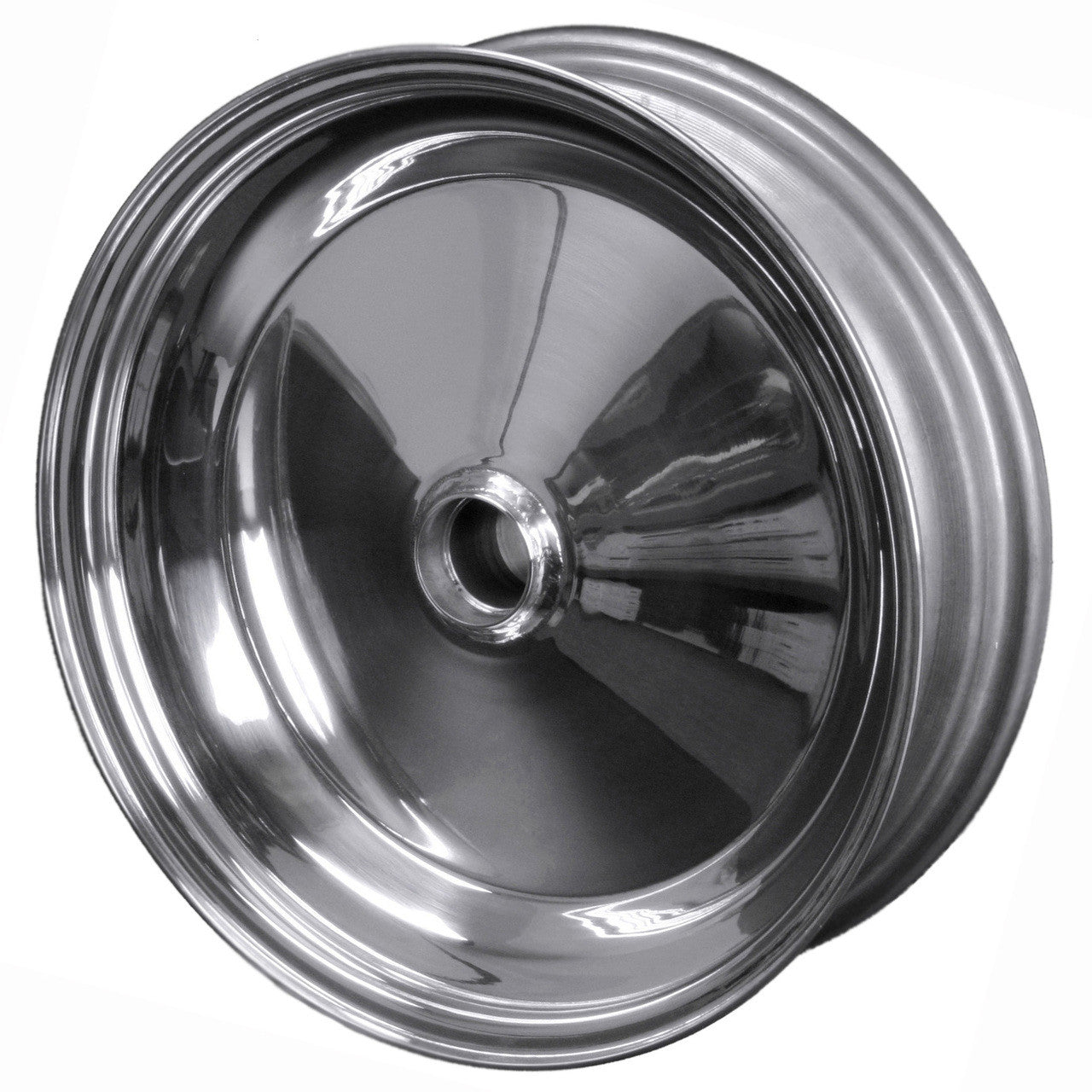 Latest Rage Solid Aluminum Spindle Mount Wheel, Vw King Pin 15" X 4". Pair