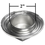 Aluminum Wheel Cap For Dune Buggy Spindle Mount Wheel, Pair - Moore Parts