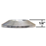 Aluminum Wheel Washer, Flat Surface To 60 Degree Lug Taper, 10 Pack - Moore Parts
