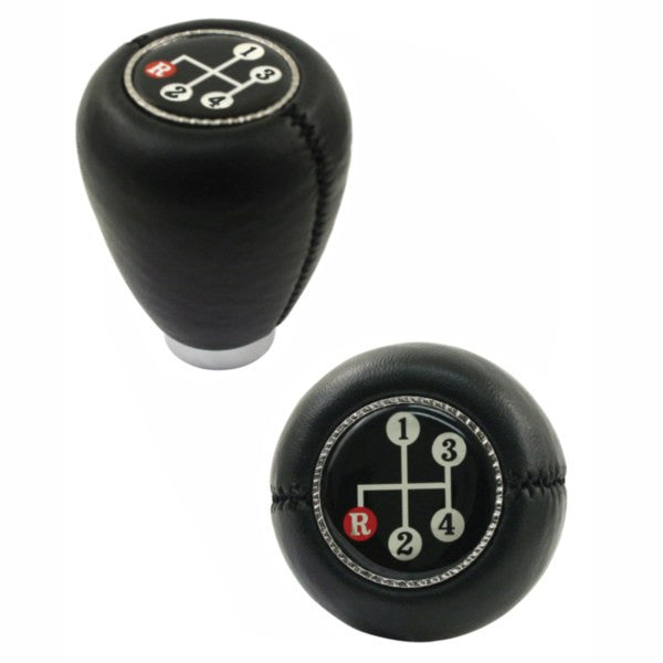 Black Vinyl Vw Shift Knob With Vw 4 Speed Pattern