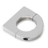 Polished Aluminum Clamp Bracket With 1/4"-20 Threads For 1-1/4" Tube