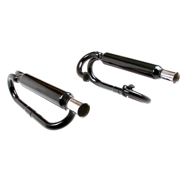 Empi 3376 Black Buggy Dual Exhaust System Vw Baja Bug Manx Buggy Vw Trike