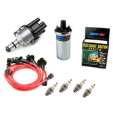 Vw Bug Ignition Kit 009 Distributor W/Compufire,12V Compufire Coil, Red Wires