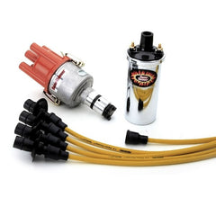 Pertronix Vw Ignition Kit With Ignitor Distributor, Chrome Coil, Yellow Wires
