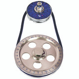 Empi 8651 Air-cooled Vw Bug & Vw Bus Standard Size Blue Pulley Kit W/Blue Cover