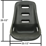 Empi 62-2400 Low Back Poly Seat Shell