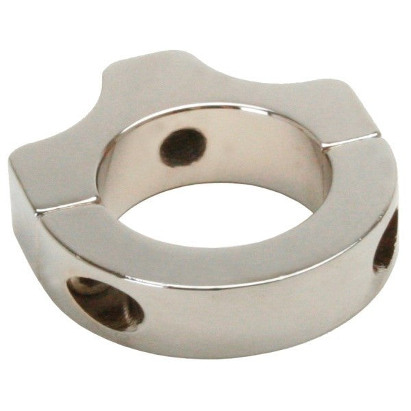 Polished Aluminum Clamp Bracket With 3/8"-16 Threads For 1-3/4" Tube