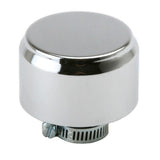 Chrome Gauze Mini Breather Filter With Shield