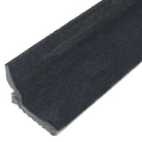 Automotive Felt Window Seal. 8" Long, 1/8" - 1/2" Wide, 5/8" - 7/8" Tall, Set 4 - Moore Parts