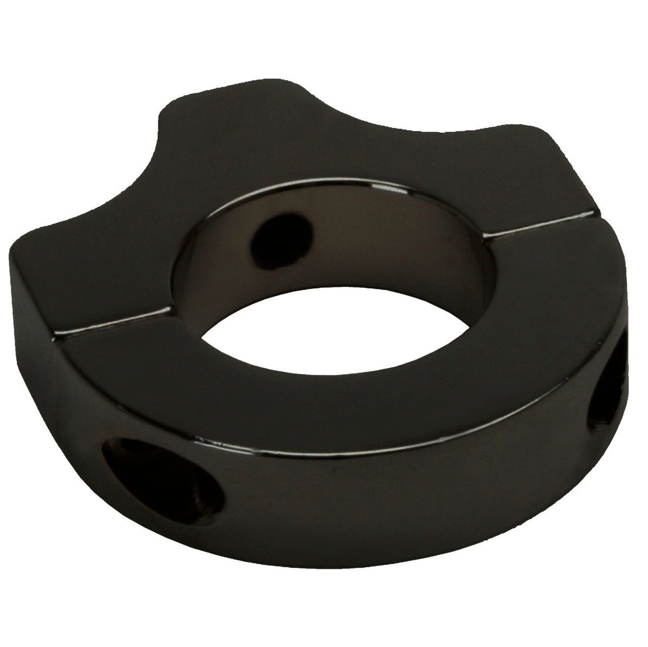 Black Aluminum Clamp Bracket With 3/8" - 16 Thread For 1 - 1/2" Tube - Moore Parts