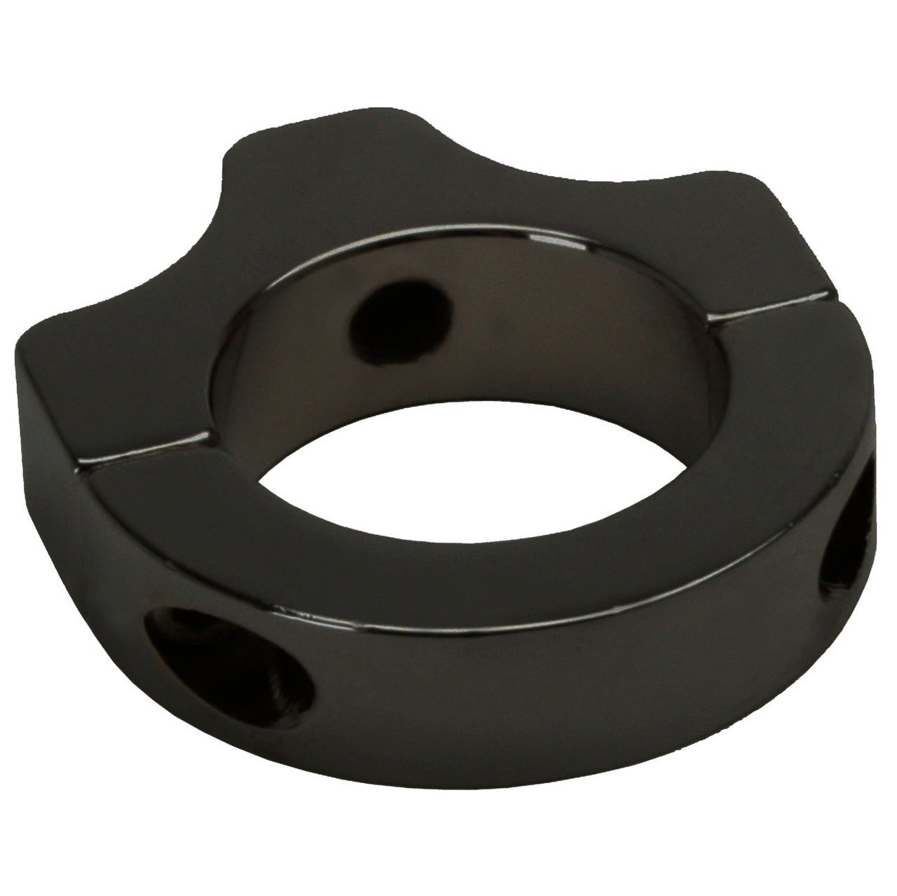 Black Aluminum Clamp Bracket With 3/8" - 16 Thread For 1 - 3/4" Tube - Moore Parts