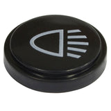 Black Dash Headlight Knob For Classic Vw Bug, Ghia, Type 2 Bus, Type 3 1968 - 1972 - Moore Parts