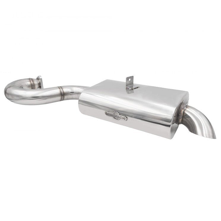 BUGPACK Stainless Steel Mondo Muffler For B2 - 0081 - S & B2 - 0111 - S Merged Headers - Moore Parts
