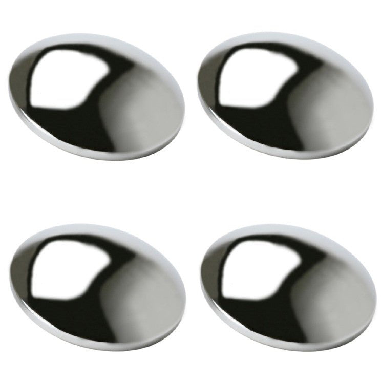 Empi 10 - 1060 Vw Bug 4 Lug Chrome Smooth Moon Hub Cap, Set Of 4 - Moore Parts