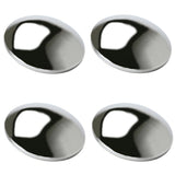 Empi 10 - 1060 Vw Bug 4 Lug Chrome Smooth Moon Hub Cap, Set Of 4 - Moore Parts