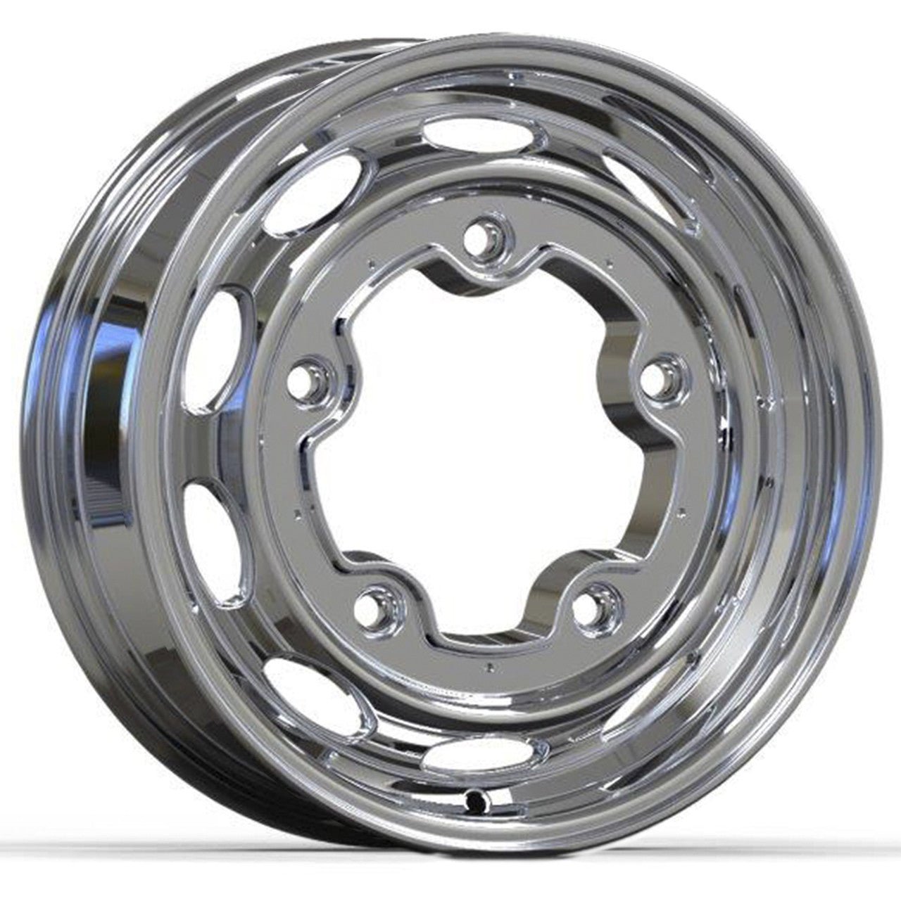 Empi 10 - 1172 Vintage 190 Polished Aluminum Vw Wheel, 5X205 15"X4.5" Wide - Moore Parts