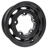 Empi 10 - 1175 Vintage 190 Black Aluminum Vw Wheel, 5X205 15"X5.5" Wide - Moore Parts