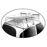 Empi 15 - 2012 Classic Vintage Vw Bug Roof Rack Fits All Years - Moore Parts