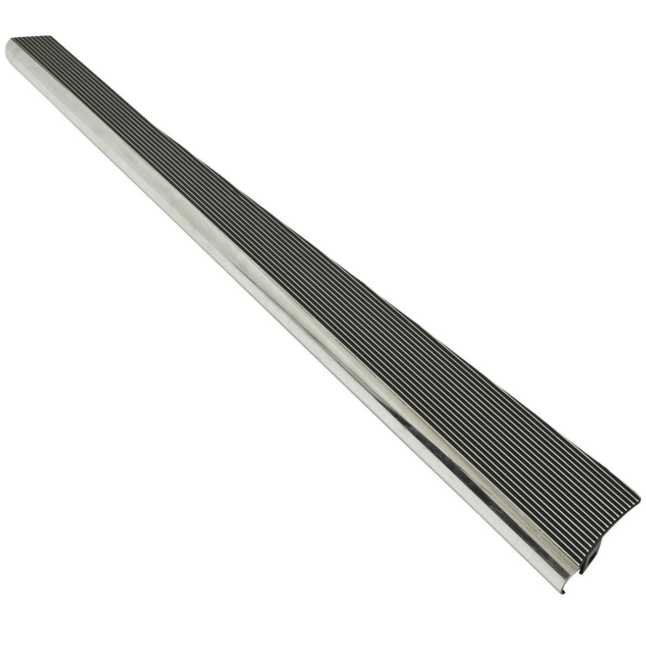 Empi 15 - 3019 Billet Vw Bug Running Boards, Gloss Black/Polished Ribs - Edge, Pair - Moore Parts