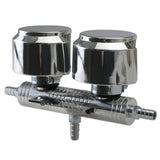 Empi 16 - 5153 Aluminum Crankcase Breather Tube With Shielded Filter Covers - Moore Parts