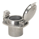 Empi 16 - 6033 Aluminum Flip Top Fuel Filler Cap With 4 Bolt Mounting Flange - Moore Parts