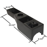 Empi 16 - 9555 Deluxe Black Vinyl Vw Center Console With Shifter Boot & Cup Holder - Moore Parts