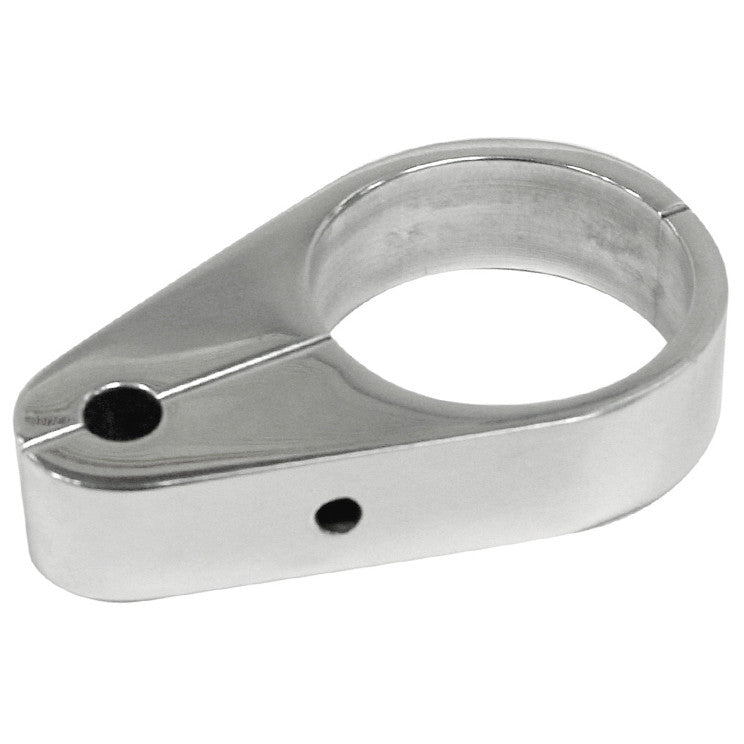 Empi 16 - 9569 Polished Aluminum 3/16" Brake Line Clamp For 1 - 1/2" Tube - Moore Parts