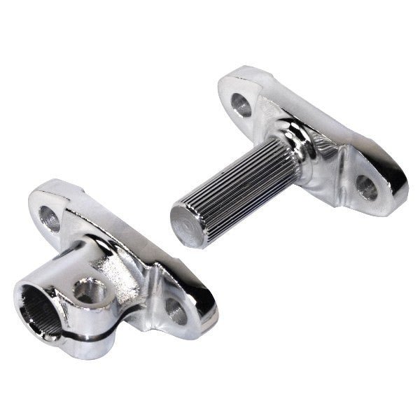 Empi 17 - 2584 Chrome Vw Stock Steering Coupler - Steering Box To Steering Shaft - Moore Parts