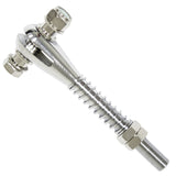 Empi 17 - 2681 Chrome Adjustable Clevis For Limit Straps With 9/16" Tab Hole, Pair - Moore Parts