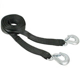 Empi 17 - 2692 Black Tow Strap With Hooks 3 - 1/2" Wide X 13' Long, Rate 10,000 Lbs - Moore Parts