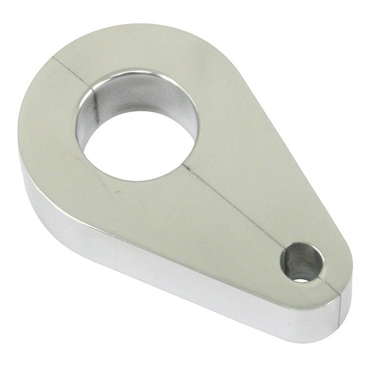 Empi 17 - 2831 Polished Aluminum 3/16" Brake Line Clamp For 3/4" Tubing - Moore Parts