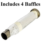 Empi 18 - 1047 Bugpack Stainless Steel Mega Dual Exhaust W/Baffles. Fits Air - cooled Vw Engine - Moore Parts