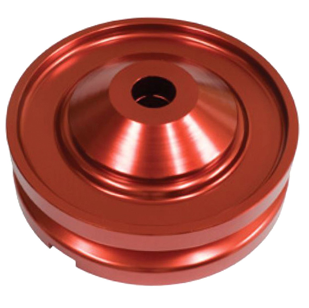 Empi 18 - 1081 Red Anodized Billet Generator/Alternator Pulley Air - cooled Vw - Moore Parts
