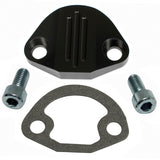 Empi 18 - 1091 Vw Bug Manual Fuel Pump Block Off Plate, Black Aluminum - Moore Parts