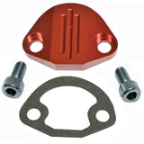 Empi 18 - 1093 Vw Bug Manual Fuel Pump Block Off Plate, Red Aluminum - Moore Parts