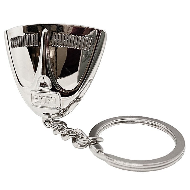 Empi 2125 Vw Bug W Decklid Key Chain, Chrome Finish - Moore Parts
