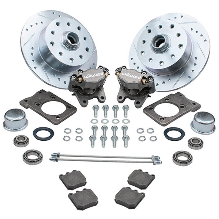Empi 22 - 6149 Vw Super Beetle Front Wilwood Disc Brake Kit, 5 Lug Porsche/Chevy Pattern - Moore Parts