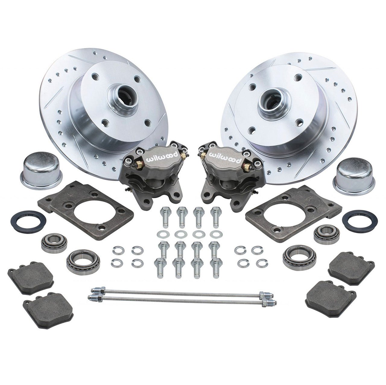 Empi 22 - 6150 Vw Super Beetle Front Wilwood Disc Brake Kit, 4 Lug Vw Pattern - Moore Parts