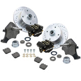 Empi 22 - 6151 - B Vw Bug Front Wilwood Disc Brake Kit Drop Spindle 4 Lug Vw 1966 - 77 - Moore Parts