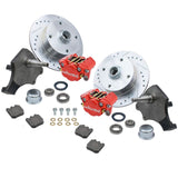 Empi 22 - 6151 - R Vw Bug Front Wilwood Disc Brake Kit Drop Spindle 4 Lug Vw 1966 - 77 - Moore Parts