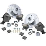 Empi 22 - 6151 Vw Bug Front Wilwood Disc Brake Kit Drop Spindle 4 Lug Vw 1966 - 77 - Moore Parts