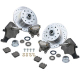 Empi 22 - 6152 Vw Bug Front Wilwood Disc Brake Kit Drop Spindle 5Lug Porsche/Chevy - Moore Parts