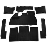 Empi 3073 Black 7 Piece Carpet Kit Vw Bug / Beetle 1958 - 1968, With Foot Rest - Moore Parts