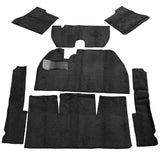 Empi 3081 Black 7 Piece Carpet Kit Vw Bug / Beetle 1958 - 1968, No Foot Rest - Moore Parts