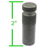 Empi 3143 5/8" 36 Splined Stub For Steering Shaft Or Shifter U - Joints, Each - Moore Parts