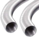 Empi 3378 Silver Fresh Air - Fan Shroud Heater Hose / Vw Air - cooled Engines, Set Of 2 - Moore Parts