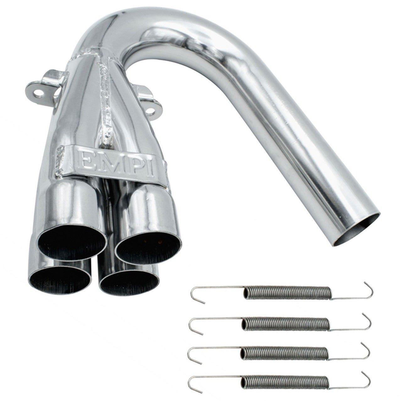 Empi 3454 Chrome 1 - 1/2" Comp U - bend Stinger Collector Only - Moore Parts