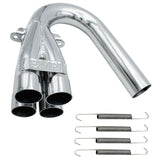 Empi 3454 Chrome 1 - 1/2" Comp U - bend Stinger Collector Only - Moore Parts