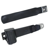 Empi 3847 Retractable 2 Point Seat Belt / Lap Belt, Push Button Buckle, Pair - Moore Parts